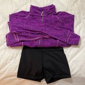 LULULEMON heathered purple and pink jacket